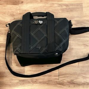 Lug Matte Luxe Crossbody with Tote Handles - Dory Medium